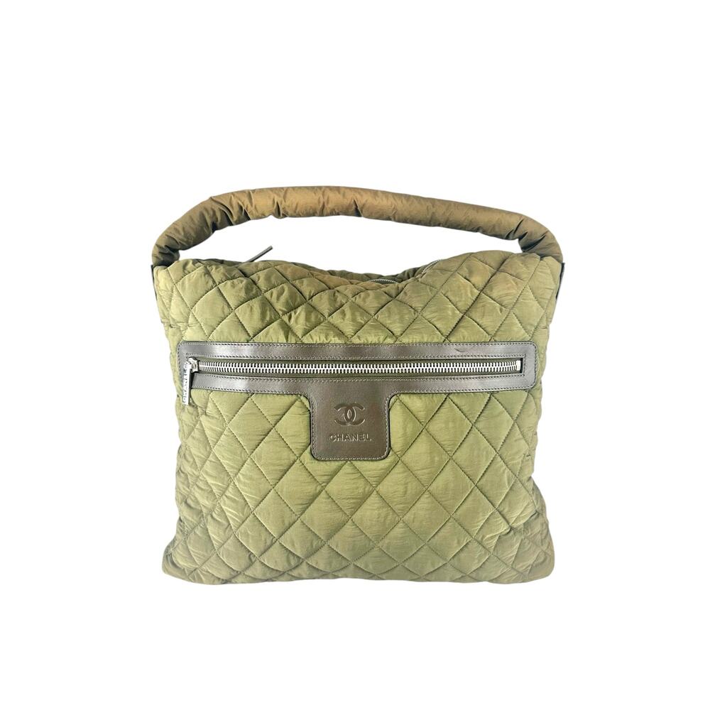 Chanel CC Cocoon Nylon Hobo Bag